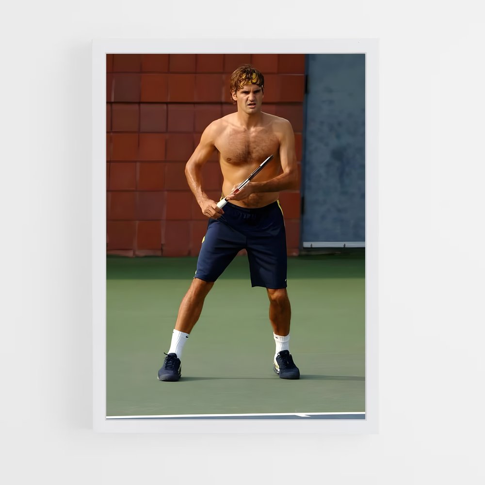Poster Federer Unleashed – affiche Tennis (vue 3)